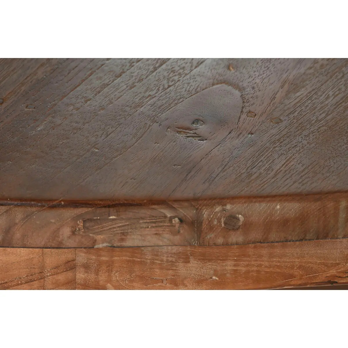 Table de Salle à Manger Home ESPRIT Naturel bois de teck 160 X 160 X 78 cm Mamm