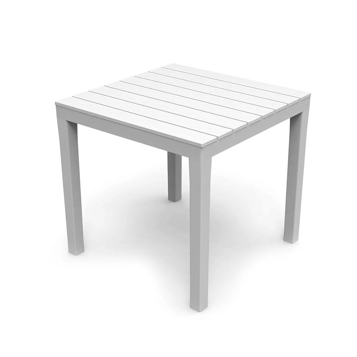 Table de Salle à Manger IPAE Progarden Bali Blanc 78 x 78 x 72 cm Bigbuy