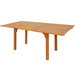 Table extensible Aktive 200 x 74 x 100 cm Bois d'acacia Bigbuy