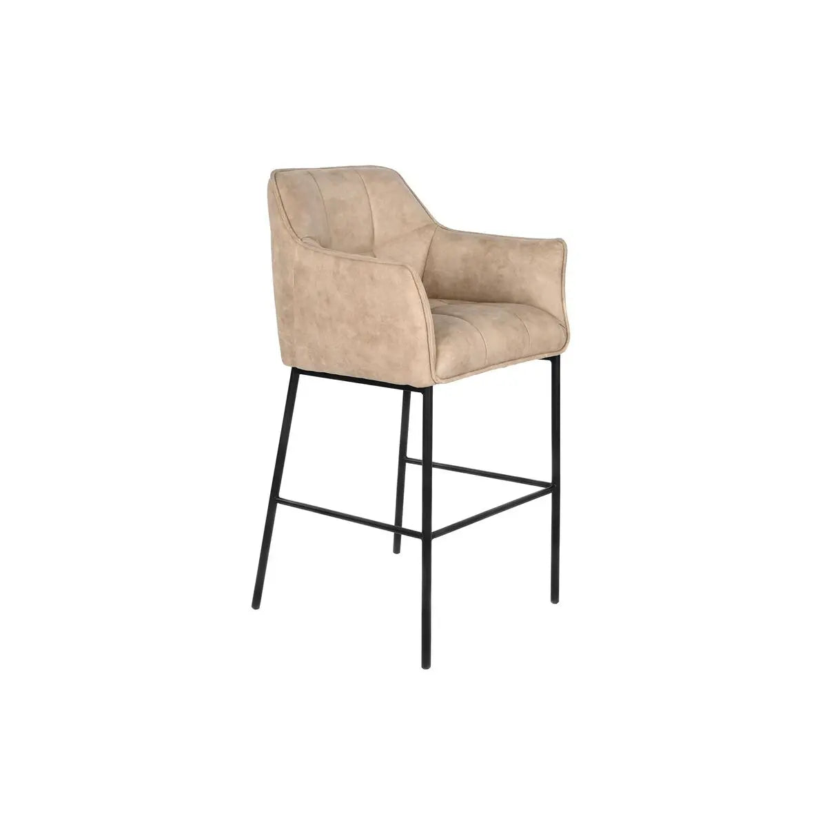 Tabouret DKD Home Decor Noir Beige Métal 59 x 60 x 107 cm Mamm