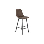 Tabouret DKD Home Decor Noir Camel Métal 56 x 49 x 110 cm Mamm