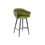 Tabouret DKD Home Decor Noir Vert Velours Métal 61 x 52 x 101 cm Mamm