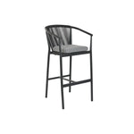 Tabouret Home ESPRIT Aluminium rotin synthétique 57 x 61 x 108 cm Mamm