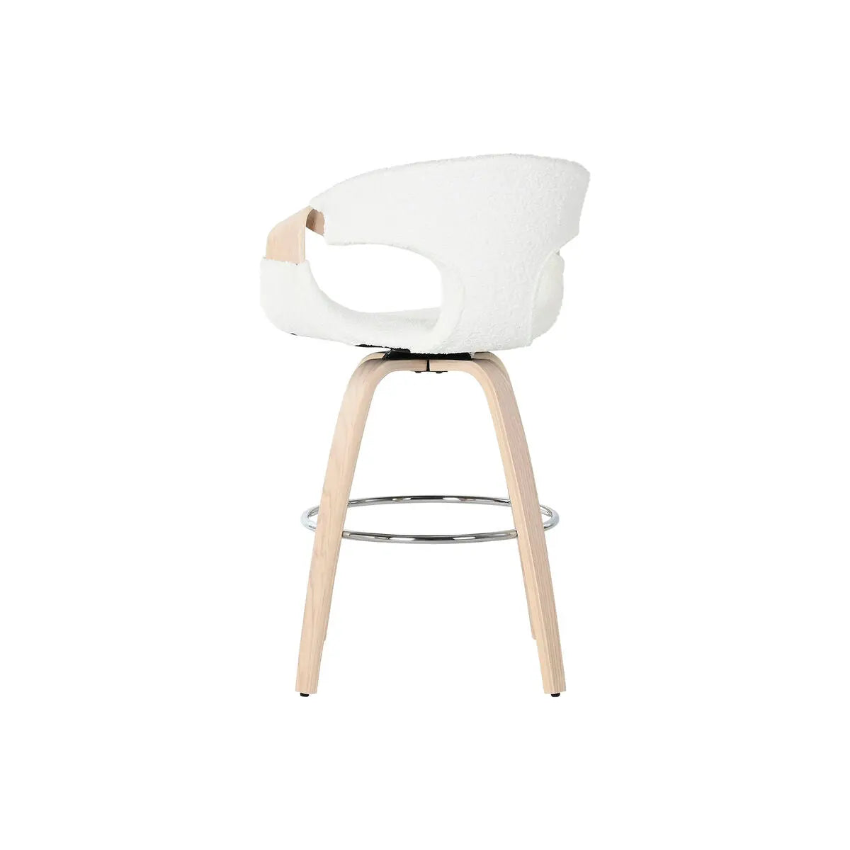 Tabouret Home ESPRIT Blanc Bois 55,5 x 52,5 x 92,5 cm Bigbuy