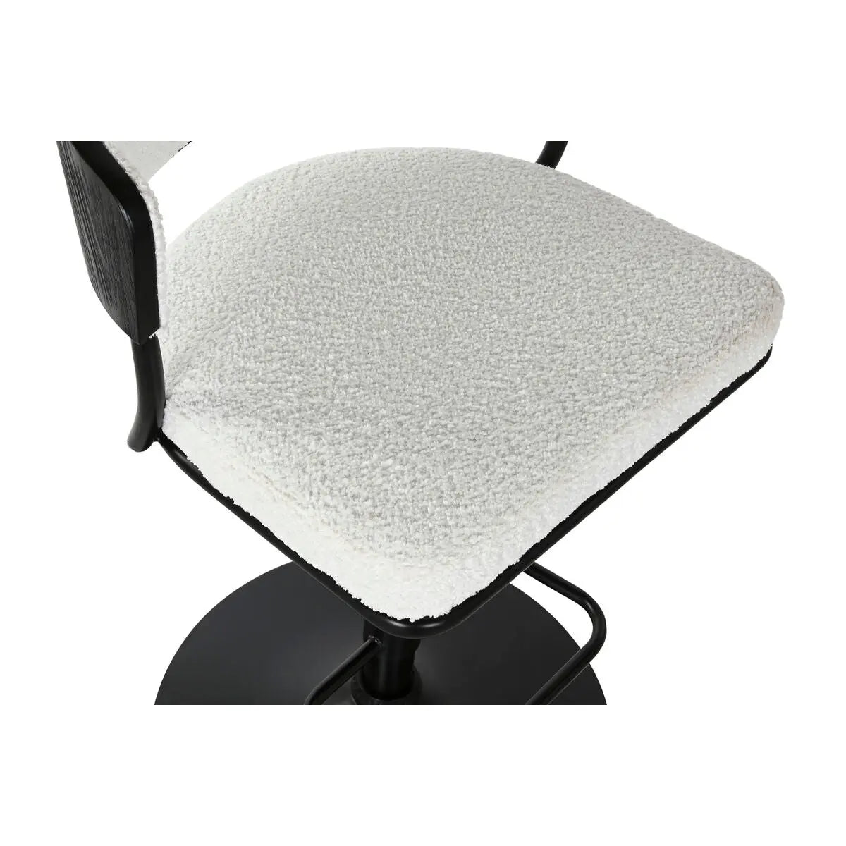 Tabouret Home ESPRIT Blanc Métal 48,5 x 48 x 83,5 cm Mamm