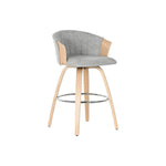 Tabouret Home ESPRIT Gris Bois 58 x 56 x 86 cm Mamm