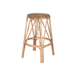 Tabouret Home ESPRIT Naturel osier 50 X 50 X 86 cm Mamm