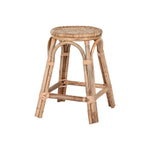 Tabouret Home ESPRIT Naturel osier Rotin 37 X 37 X 49,5 cm Mamm