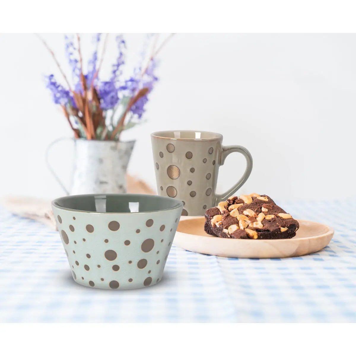 Tasse de café et de thé La Mediterránea 100 ml Lune (36 Unités) Mamm