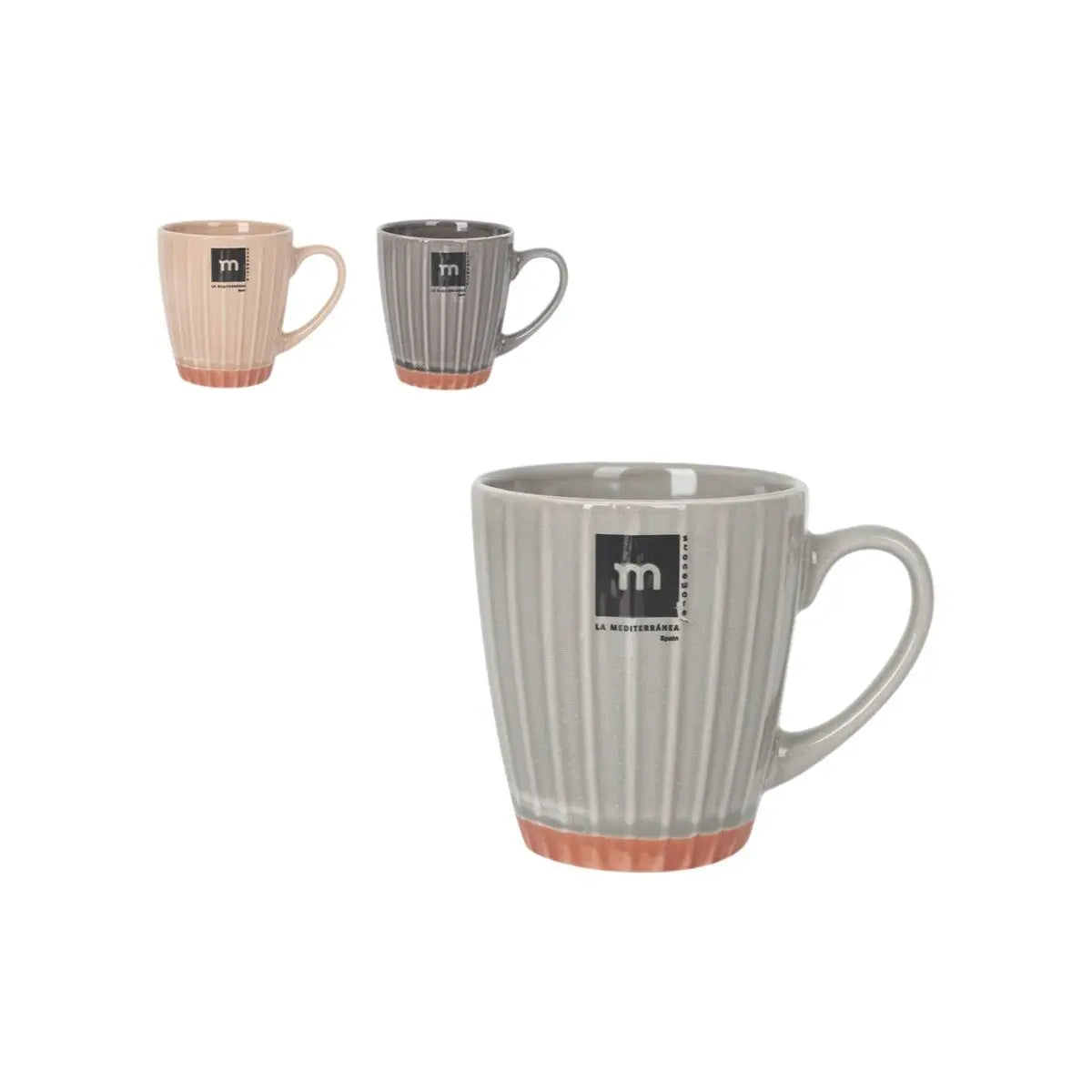 Tasse de café et de thé La Mediterránea Melody 220 ml (36 Unités) Mamm