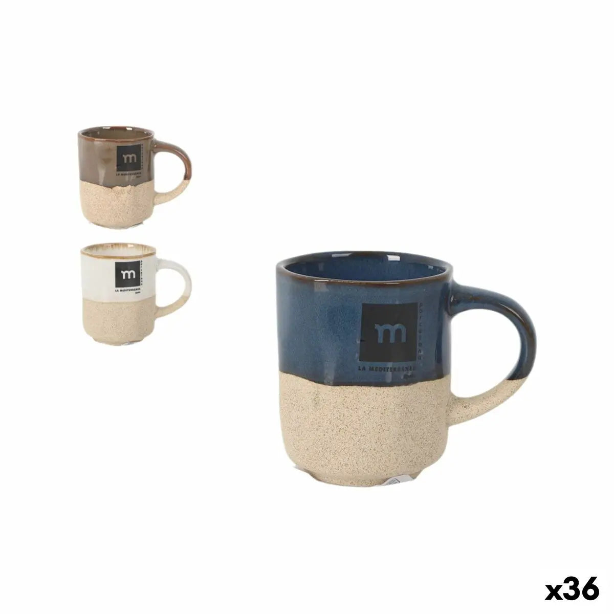 Tasse de café et de thé La Mediterránea Skyline 100 ml (36 Unités) Mamm