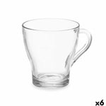 Tasse de café et de thé Vivalto 1 Transparent verre 280 ml (6 Unités) Mamm