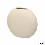 Vase Beige Céramique 29 x 26 x 11 cm (4 Unités) Circulaire Bigbuy
