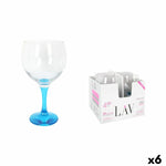 Verre à cocktail LAV Bleu 4 Pièces (6 Unités) Bigbuy