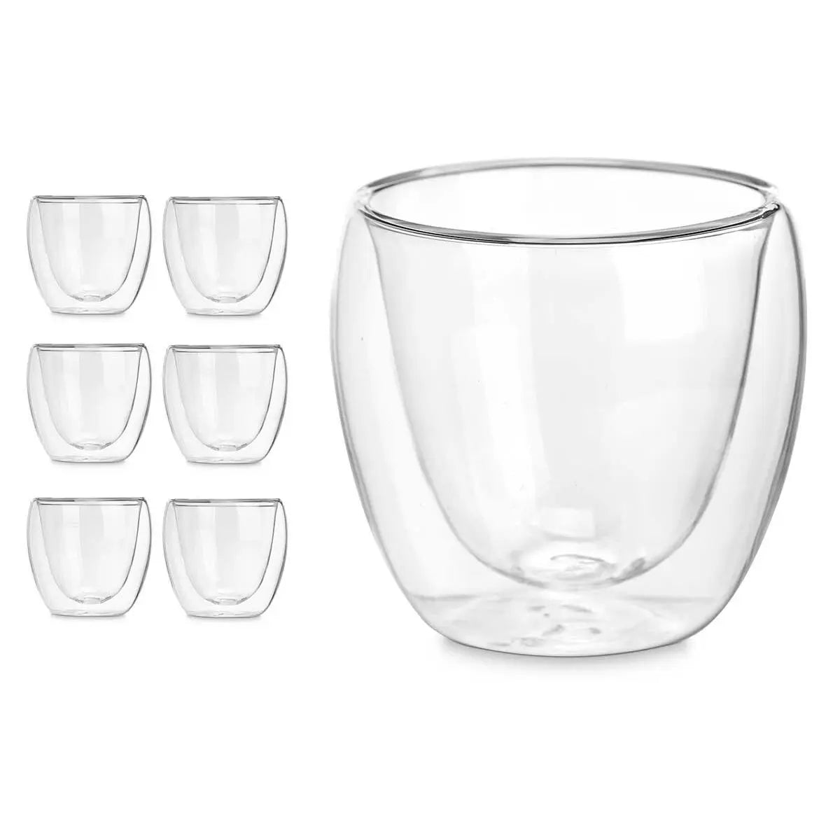 Verre d'eau Vivalto OCT-DG2319 Transparent Verre Borosilicaté 100 ml (6 Unités) Mamm