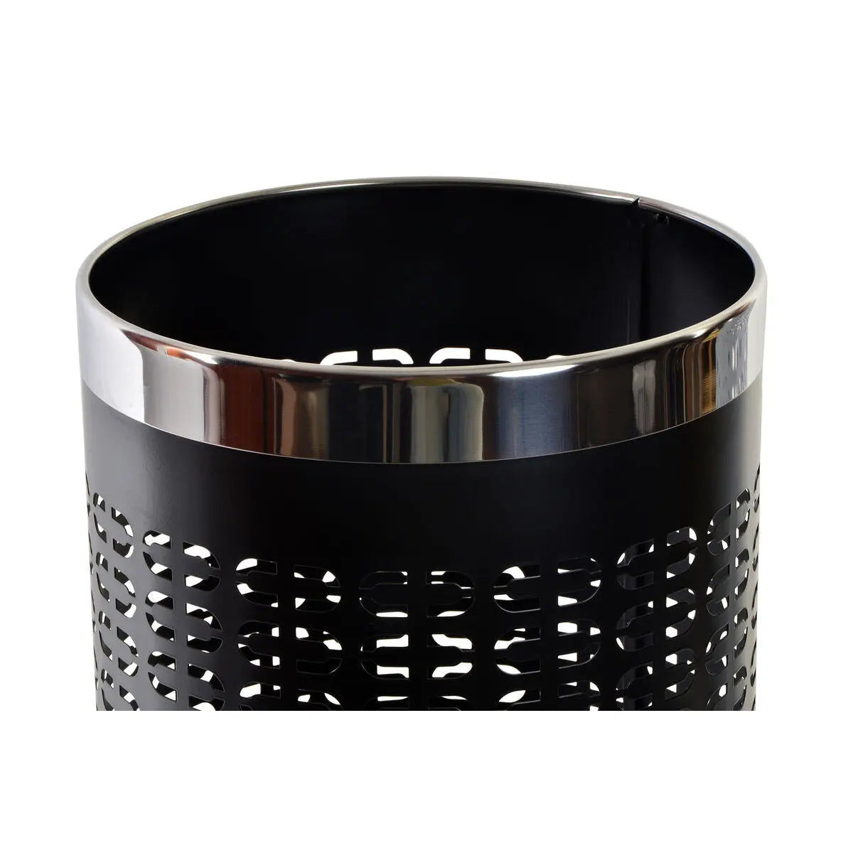 porte-parapluie DKD Home Decor 23 x 50 cm Blanc Noir Acier 23 x 23 x 50 cm (2 Unités) Mamm