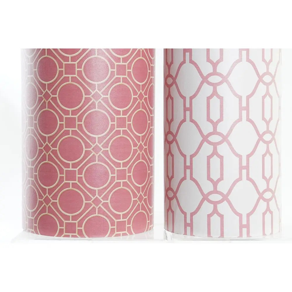 porte-parapluie DKD Home Decor Toile Bois Orange Blanc (23 x 23 x 54,5 cm) Mamm