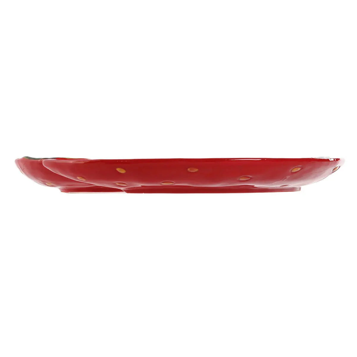 Assiette Home ESPRIT Rouge Grès Moderne 32 x 31 x 3,5 cm - MAMM®