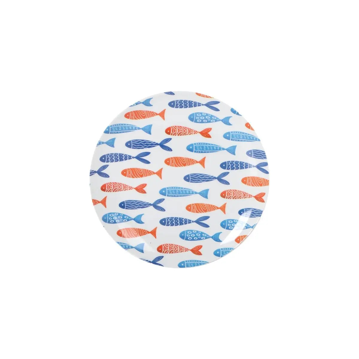 Assiette à dessert La Mediterránea 20 cm Poissons (24 Unités) - MAMM®