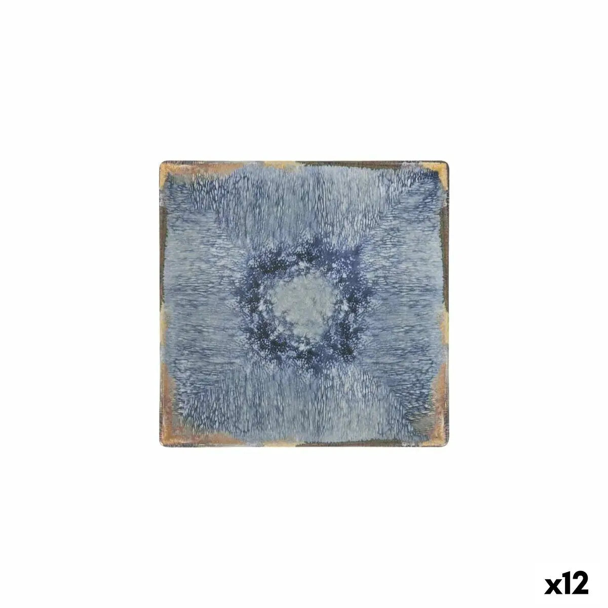 Assiette à dessert La Mediterránea Aelia 18 x 18 x 2 cm (12 Unités) Bigbuy