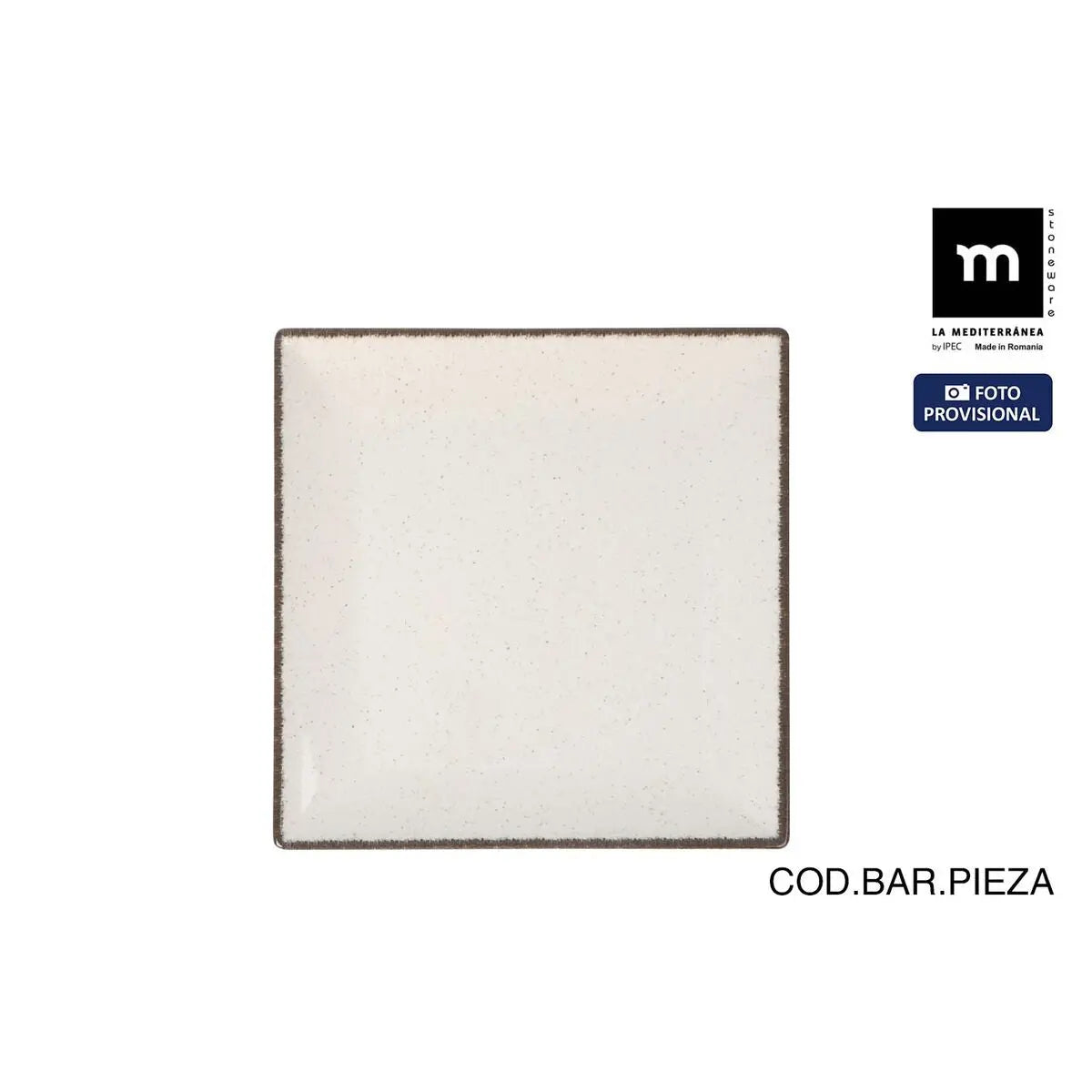 Assiette à dessert La Mediterránea Anllo 18 x 18 x 2 cm (12 Unités) - MAMM®