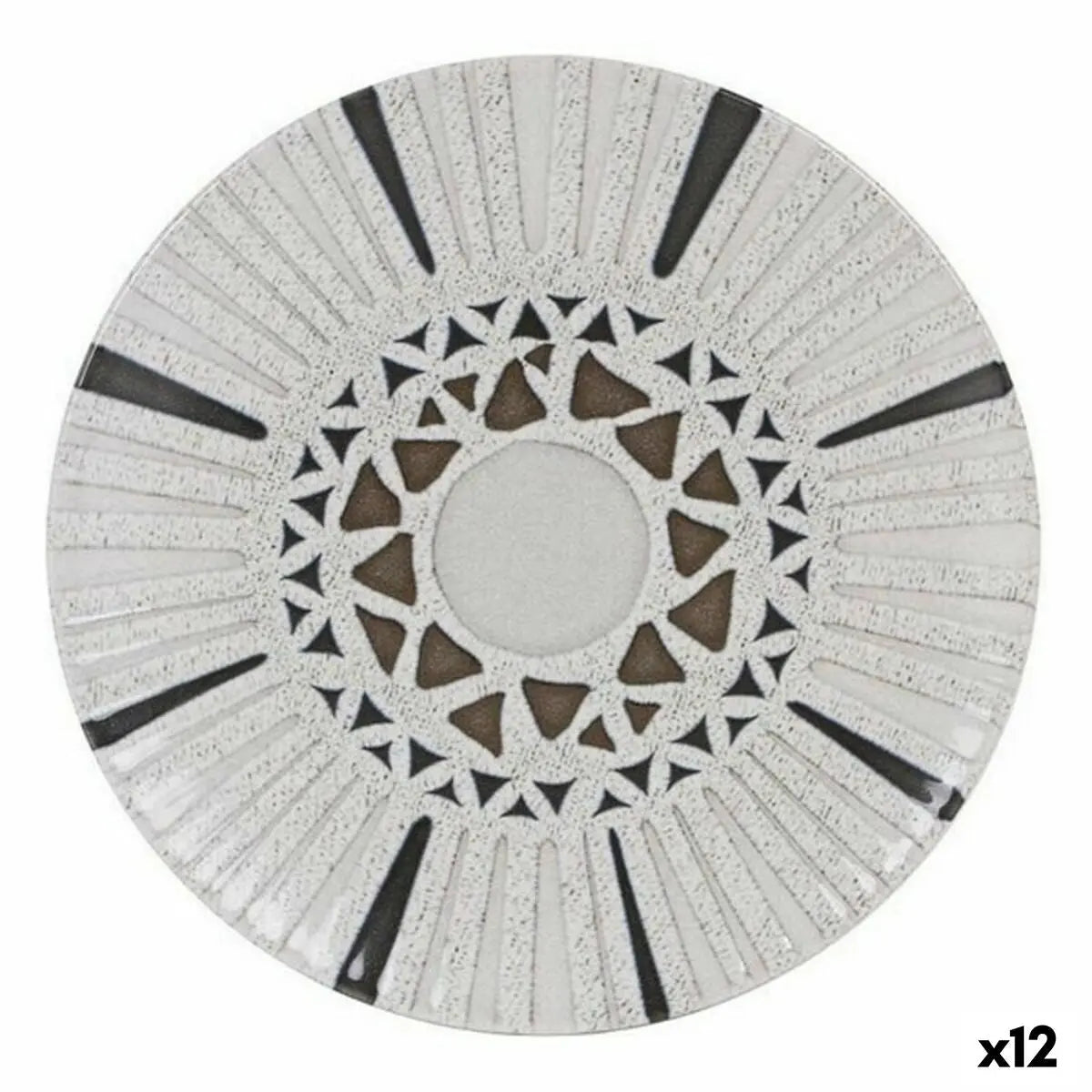 Assiette à dessert La Mediterránea Barroc (12 Unités) (20 cm) Bigbuy