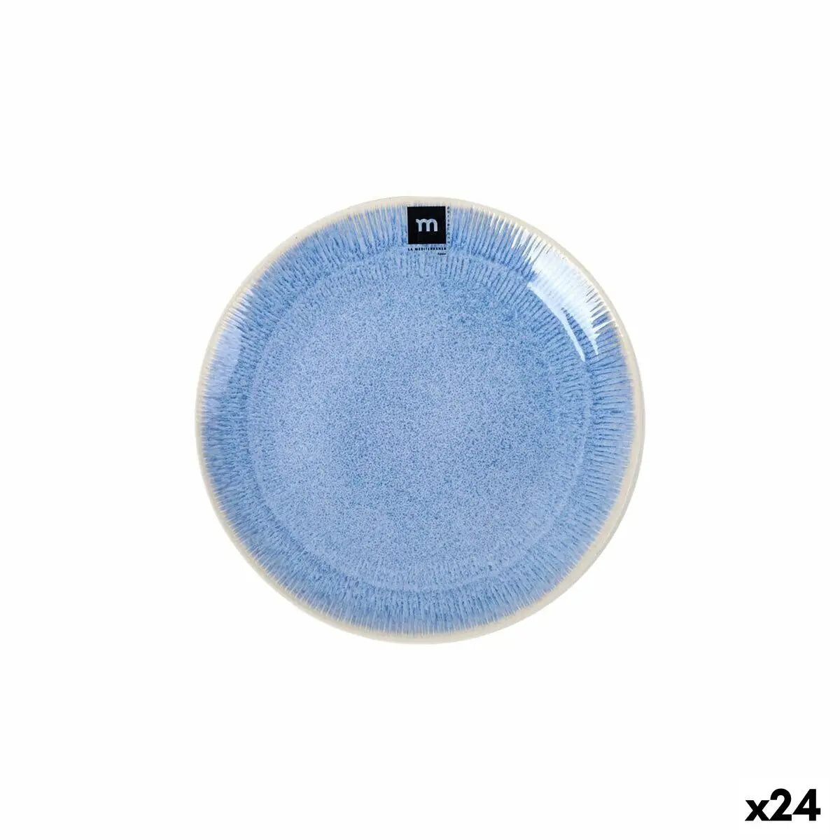 Assiette à dessert La Mediterránea Calobra Bleu (24 Unités) - MAMM®