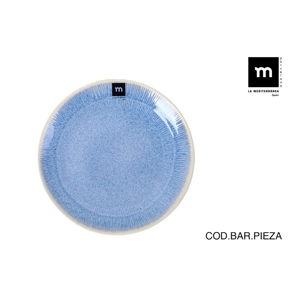 Assiette à dessert La Mediterránea Calobra Bleu (24 Unités) - MAMM®