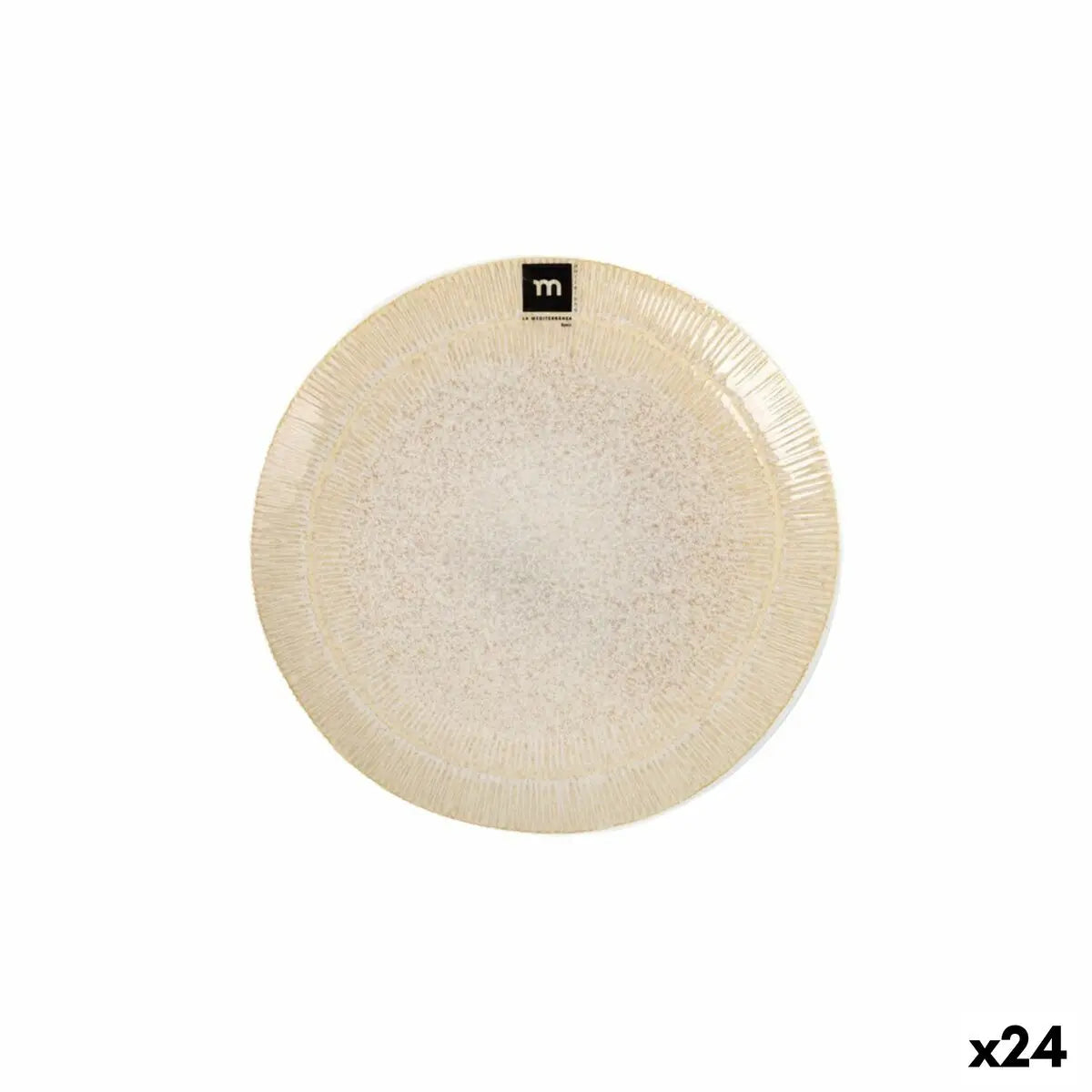 Assiette à dessert La Mediterránea Calobra (24 Unités) Bigbuy