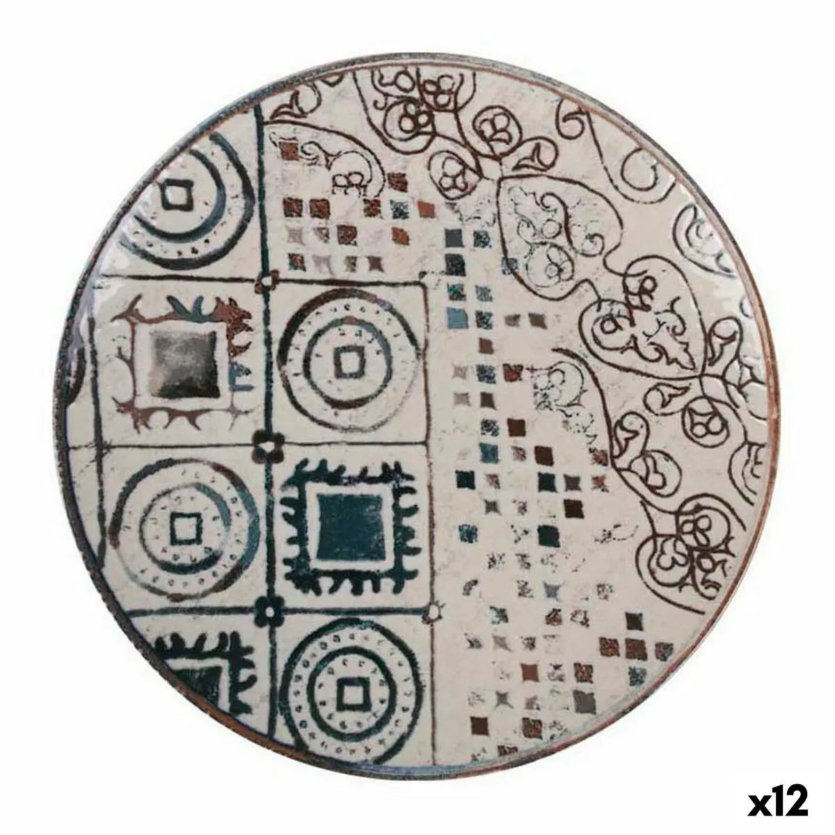 Assiette à dessert La Mediterránea Grecia Porcelaine (12 Unités) Mamm