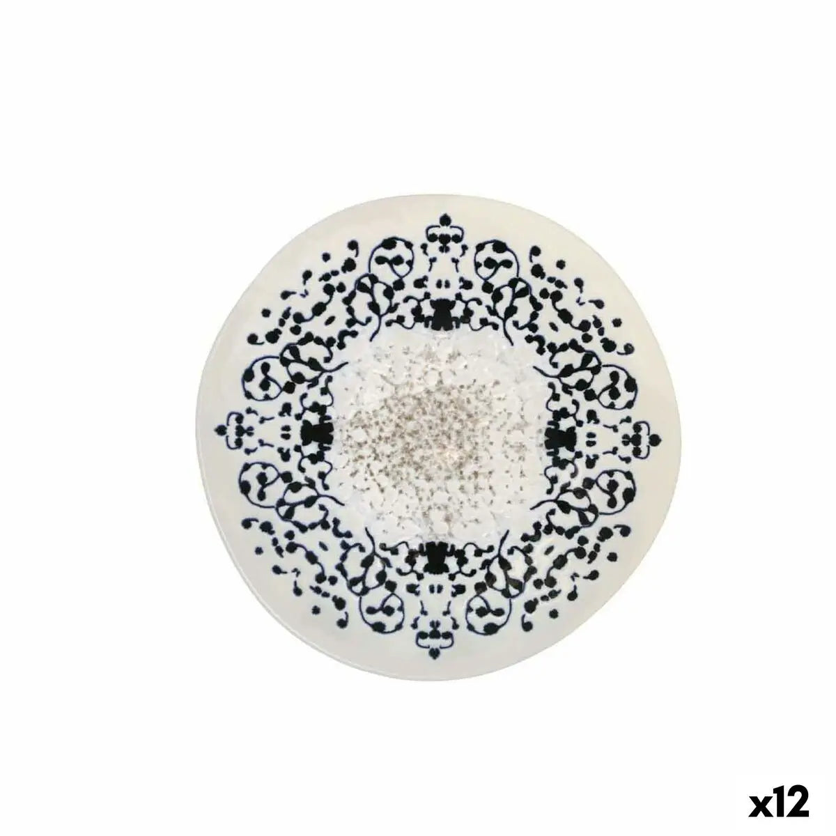 Assiette à dessert La Mediterránea Iberica Jerica (12 Unités) Bigbuy