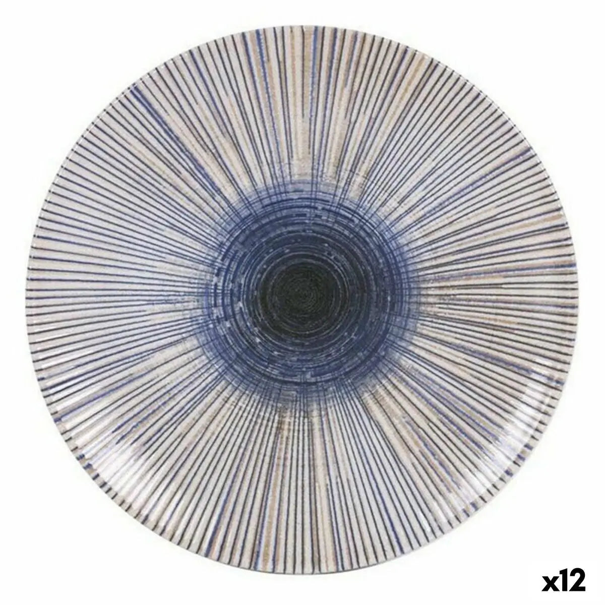 Assiette à dessert La Mediterránea Irys 20 x 20 x 2 cm (12 Unités) (20 cm) Bigbuy