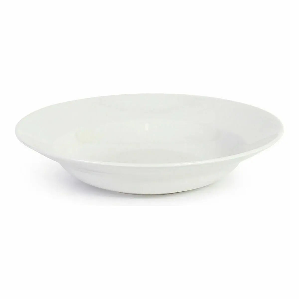 Assiette à pâtes La Mediterránea Bari Grès Blanc (6 Unités) Mamm