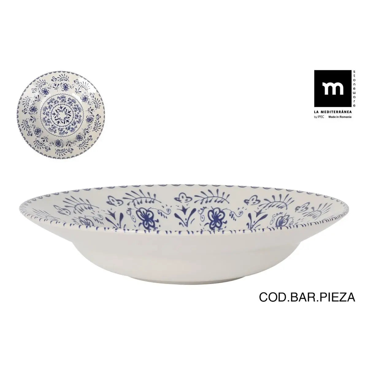 Assiette à pâtes La Mediterránea Blur Ø 29 cm (6 Unités) - MAMM®