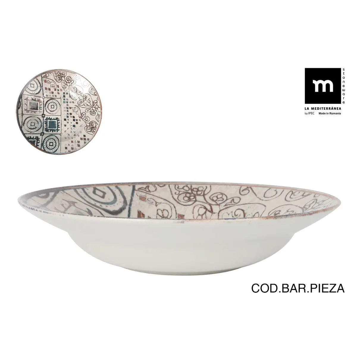 Assiette à pâtes La Mediterránea Grecia Ø 29 cm (6 Unités) - MAMM®