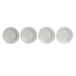 Assiette creuse DKD Home Decor Blanc Porcelaine 20 x 20 x 3 cm - MAMM®