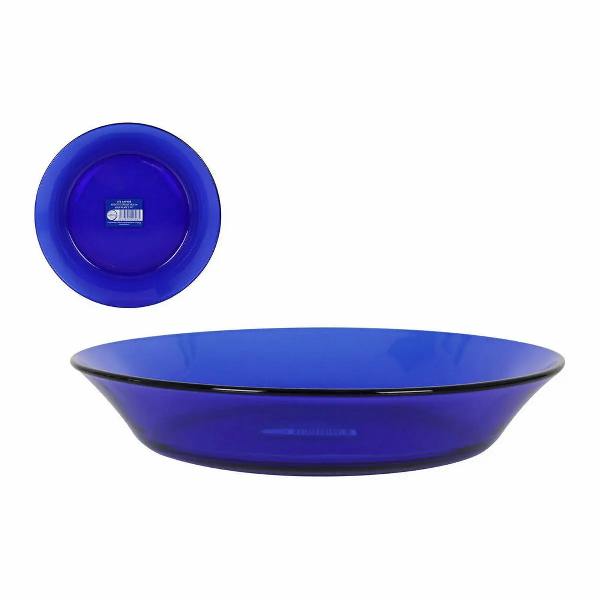 Assiette creuse Duralex Lys Bleu 19'5 x 3'5 cm (24 Unités) Mamm