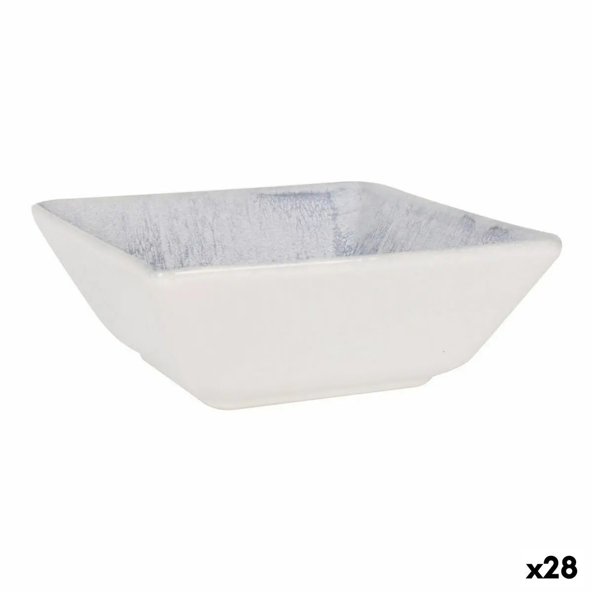 Assiette creuse La Mediterránea Adhara 13 x 13 x 5 cm (28 Unités) (1 ud) - MAMM®