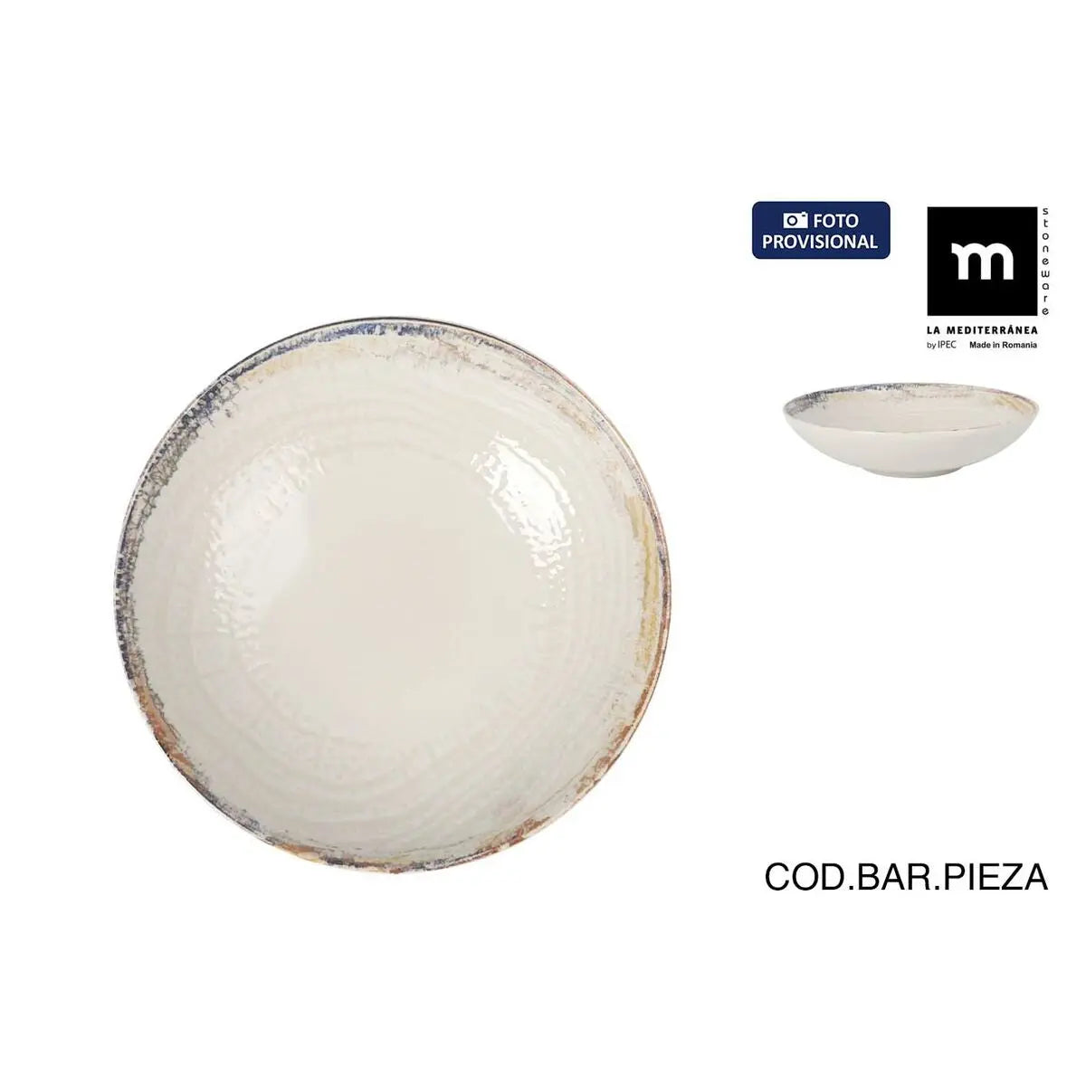 Assiette creuse La Mediterránea Albus Ø 21 cm (12 Unités) - MAMM®