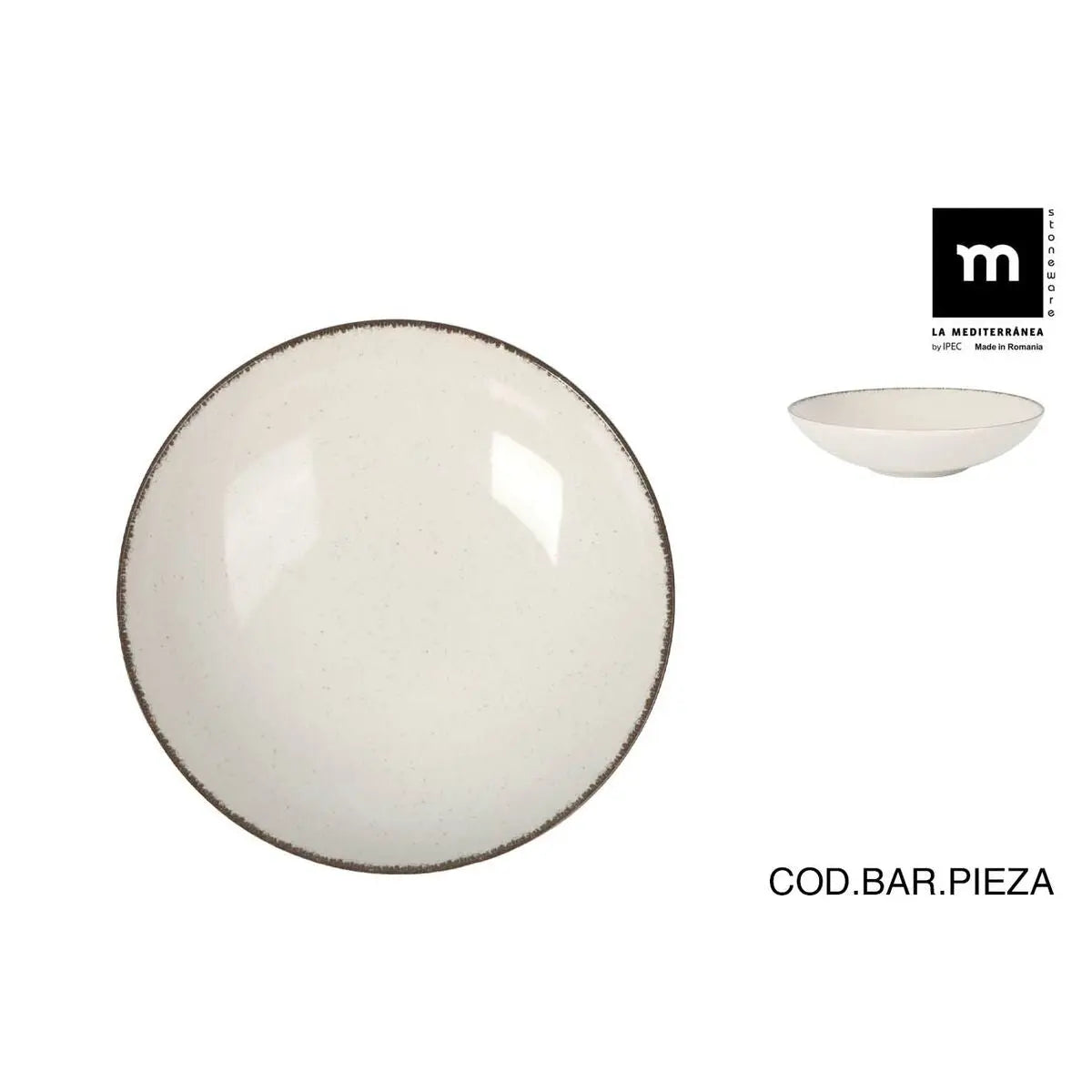 Assiette creuse La Mediterránea Anllo Ø 21 cm (12 Unités) - MAMM®