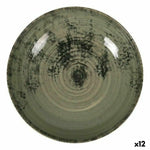Assiette creuse La Mediterránea Aspe Vert Ø 22,7 x 5 cm (12 Unités) Bigbuy