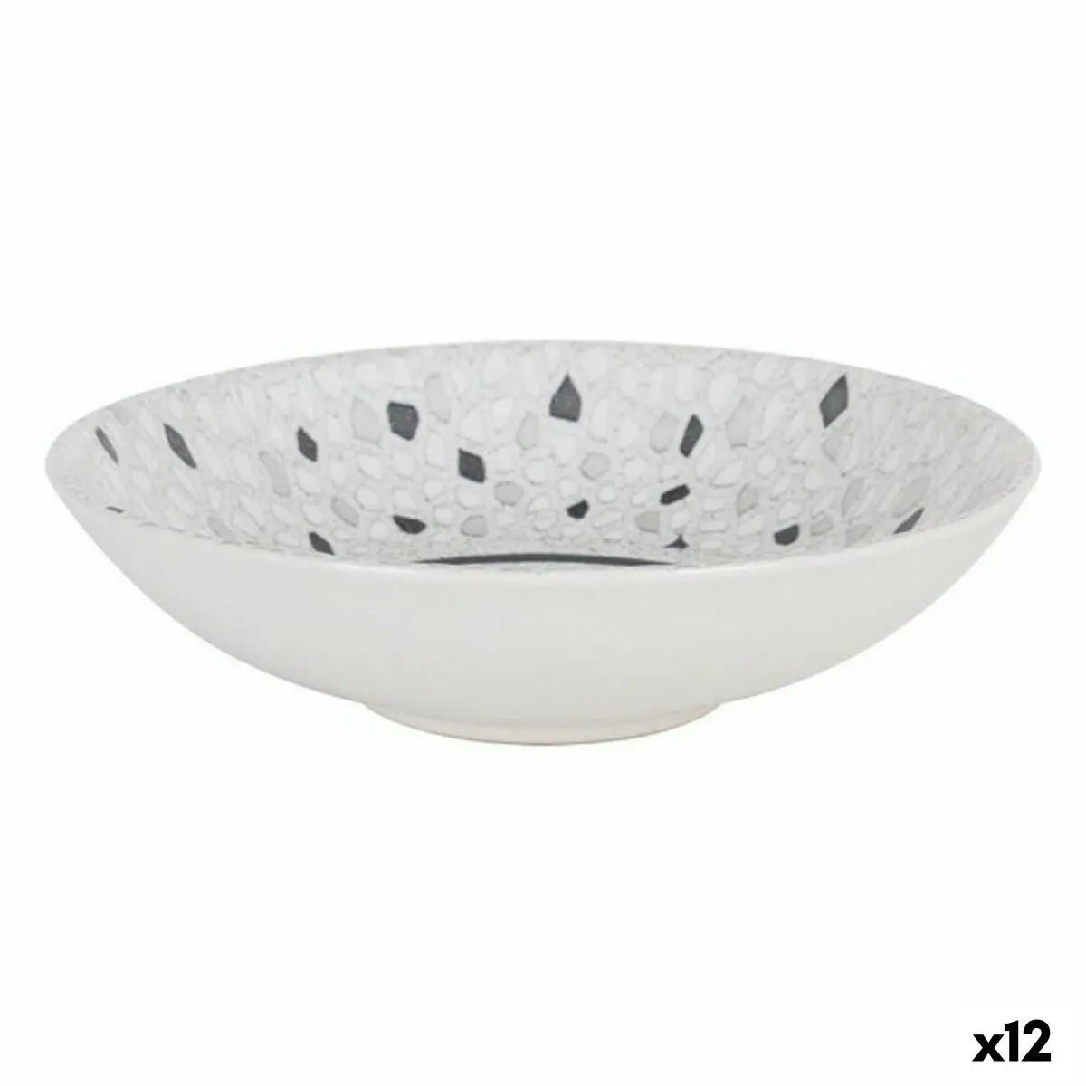 Assiette creuse La Mediterránea Barroc Porcelaine (12 Unités) (ø 21 x 5,3 cm) Mamm