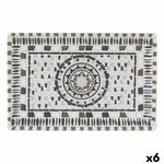 Assiette creuse La Mediterránea Barroc Rectangulaire 30 x 20 x 2,5 cm (6 Unités) (30 x 20 cm) Bigbuy