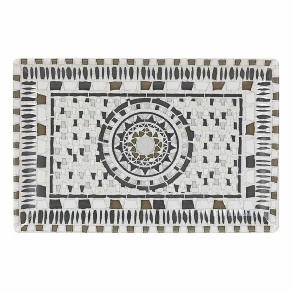 Assiette creuse La Mediterránea Barroc Rectangulaire 30 x 20 x 2,5 cm (6 Unités) (30 x 20 cm) Bigbuy