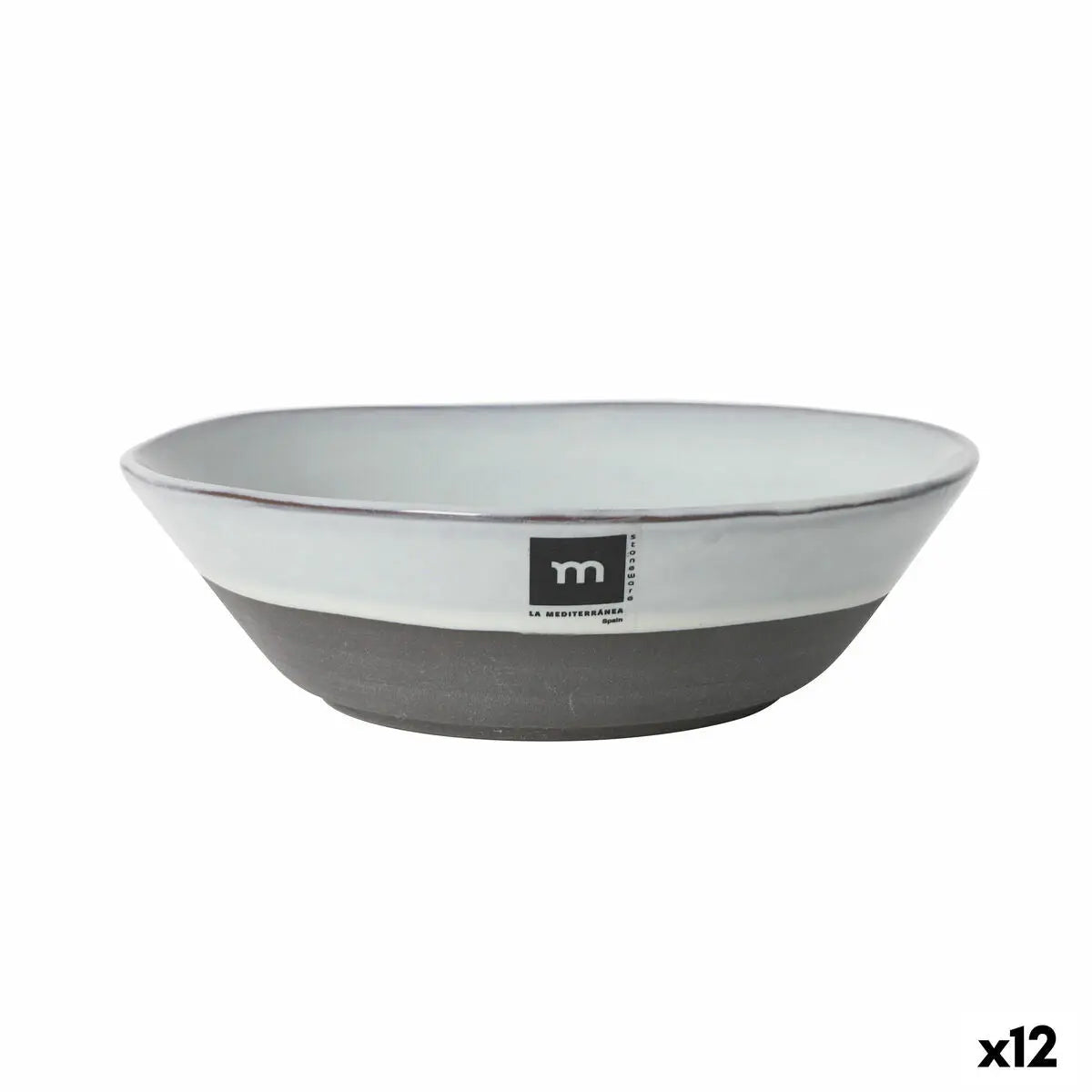 Assiette creuse La Mediterránea Black clay - MAMM®