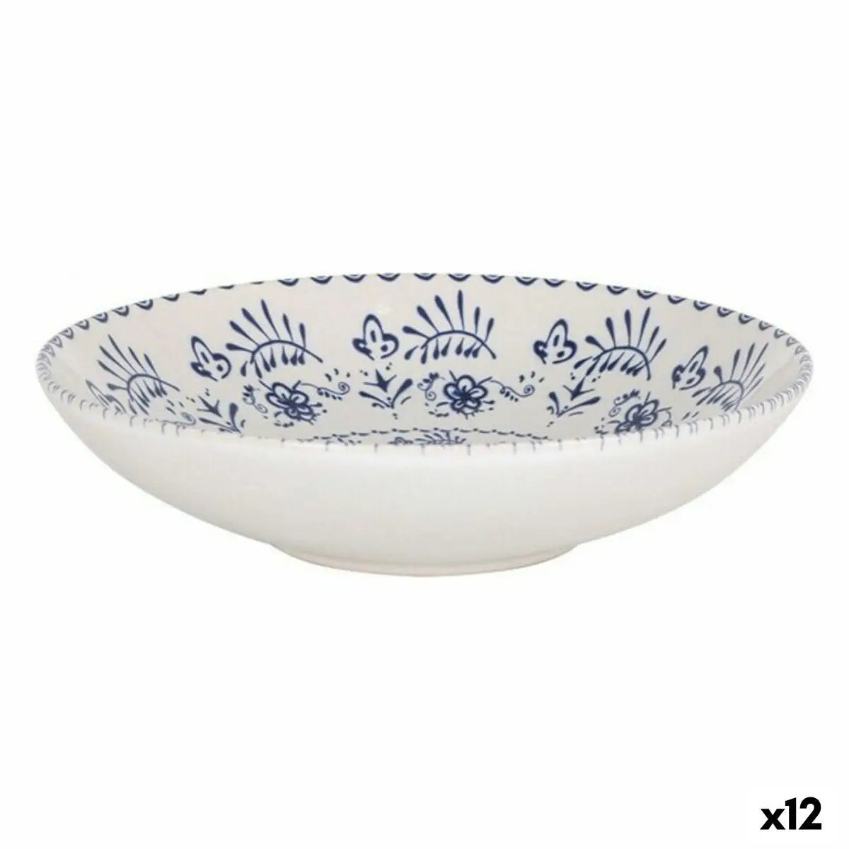 Assiette creuse La Mediterránea Blur Porcelaine (12 Unités) (ø 21 x 5,3 cm) Mamm