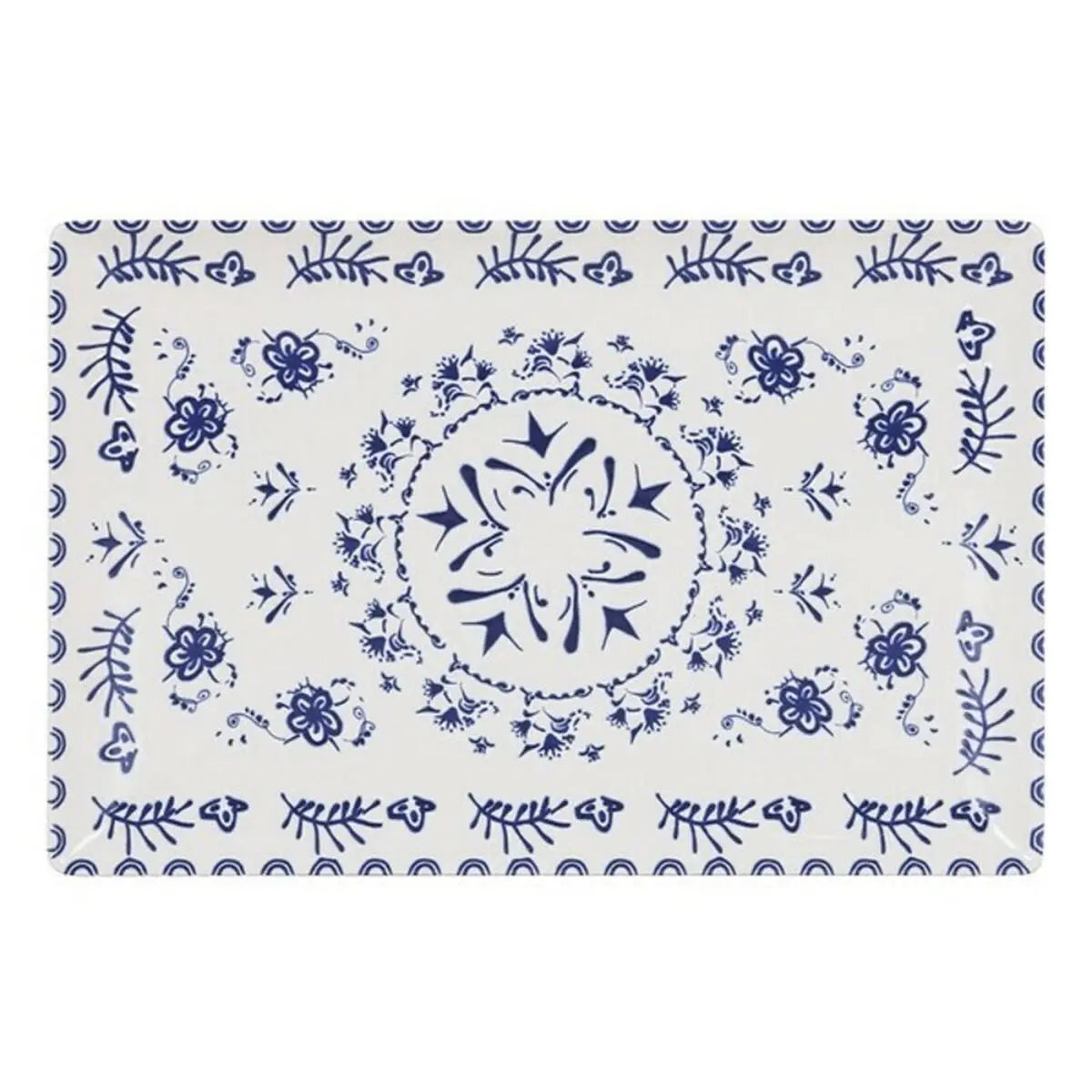 Assiette creuse La Mediterránea Blur Rectangulaire 30 x 20 x 2,5 cm (6 Unités) (30 x 20 cm) Bigbuy
