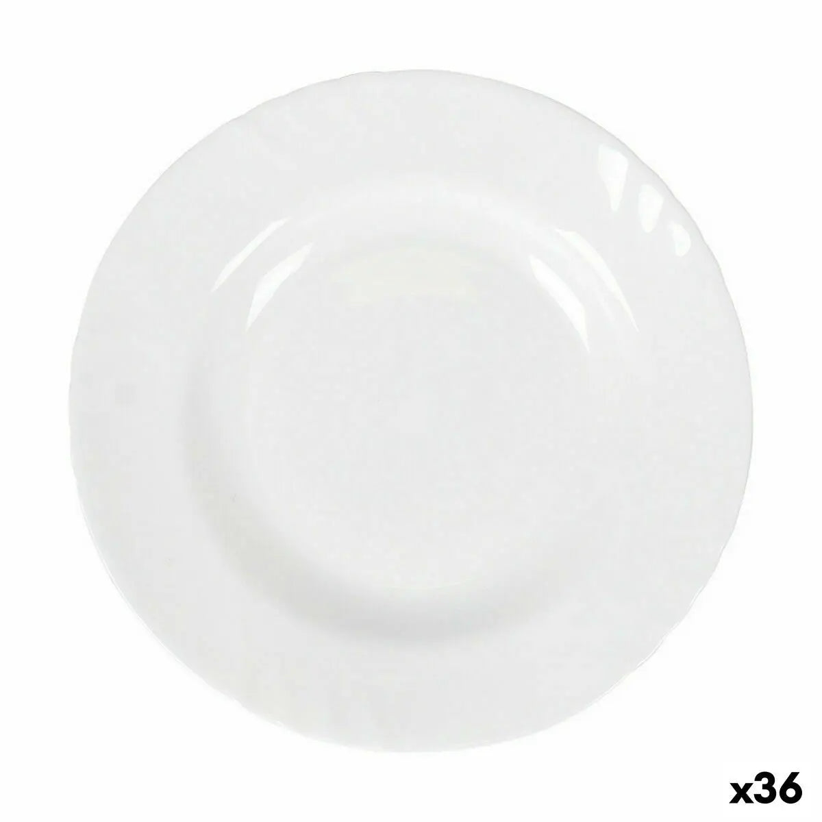 Assiette creuse La Mediterránea Everett 23 x 23 x 3 cm (36 Unités) Mamm