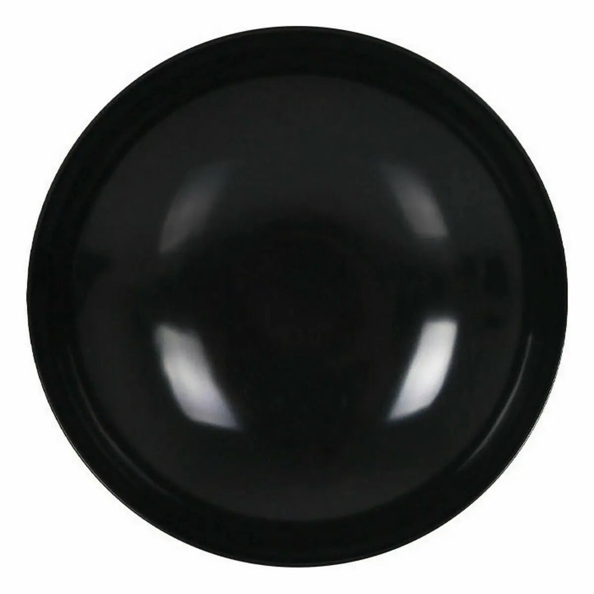 Assiette creuse La Mediterránea Mélamine Anthracite 21 x 5,3 cm (24 Unités) Bigbuy