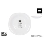 Assiette creuse La Mediterránea Palaos 21 x 21 x 3,5 cm (36 Unités) - MAMM®
